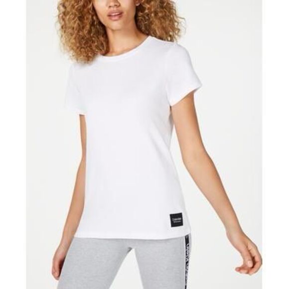 Calvin Klein Women's Premium Performance Crew Neck T-Shirt (Standard and Plus) S - Picture 1 of 3